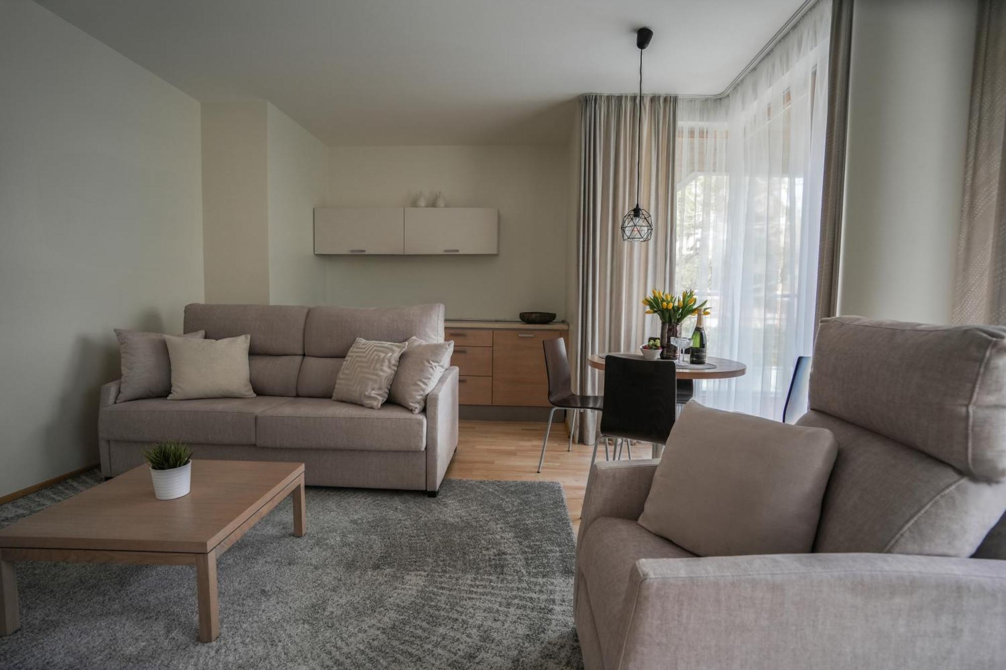 Apartamentai Tylios Pusys 帕兰加 外观 照片
