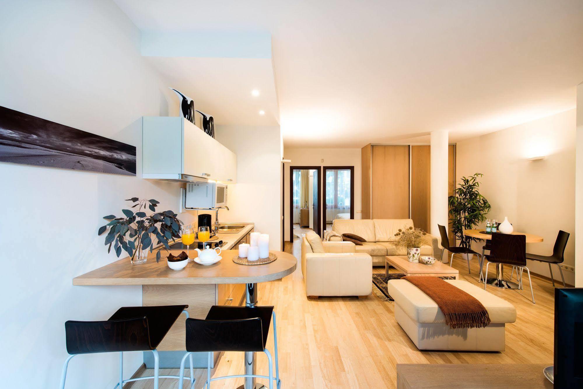 Apartamentai Tylios Pusys 帕兰加 外观 照片